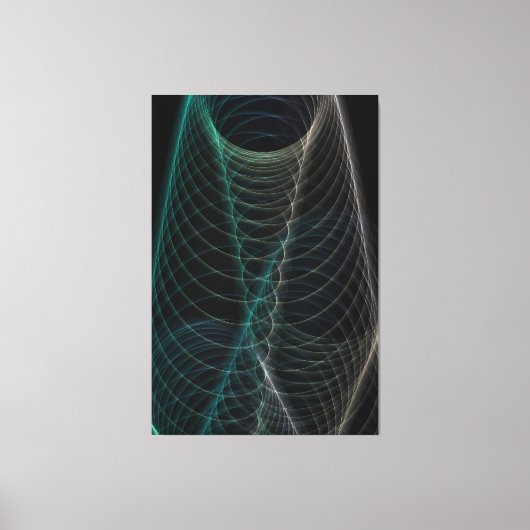 oneindige spiraaltjes canvas afdruk (Voorkant)
