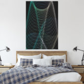 Oneindige spiralen canvas afdruk (Insitu (Slaapkamer))