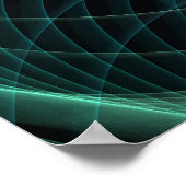 Oneindige Spiralen Poster (Hoek)