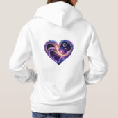 💘🌟 Oneindige sterren, Oneindige liefde 🌌💔 Hoodie (Achterkant)