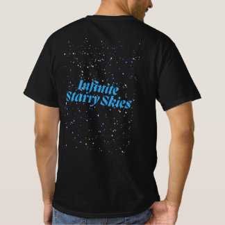 Oneindige sterrenhemel t-shirt