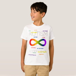 Oneindige stippen voor acceptatie van autisme t-shirt