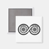 Oneindige Twee Wielenvrijheid Magneet (Voorkant / Achterkant)