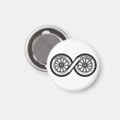 Oneindige Twee Wielenvrijheid Magneet (Voorkant / Achterkant)