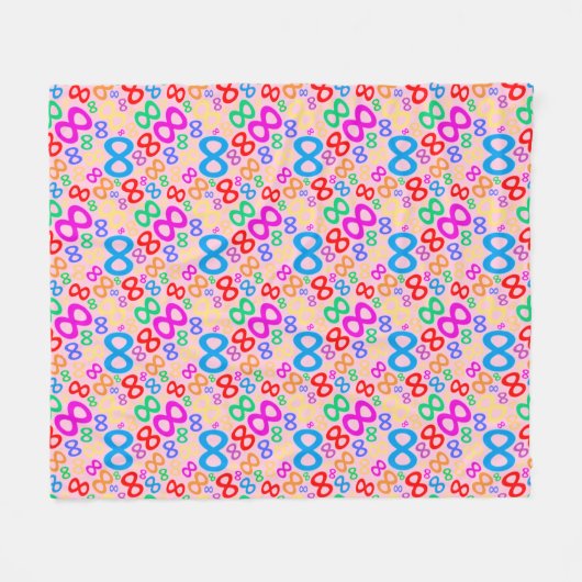 oneindige veelvouden fleece deken (Voorkant (Horizontaal))