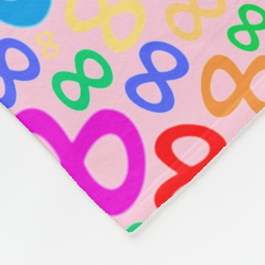 oneindige veelvouden fleece deken (Hoek)