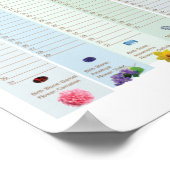 Oneindige verjaardagskalender poster (Hoek)