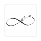 oneindige vlinders rubberstempel (Afrduk)