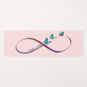 oneindige vlinders yogamat (Voorkant (horizontaal))