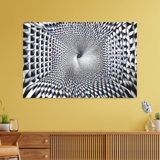 Oneindige Vortex Canvas Afdruk (Insitu (Woonkamer))