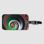 oneindige werveling bagagelabel (Voorkant (horizontaal))