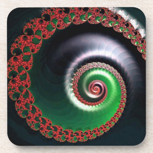 oneindige werveling bier onderzetter (Voorkant)