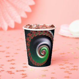 oneindige werveling papieren bekers