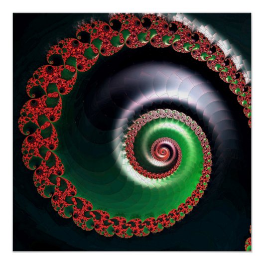 oneindige werveling perfect poster (Voorkant)