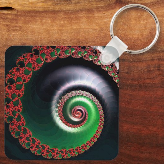 oneindige werveling sleutelhanger (Achterkant)