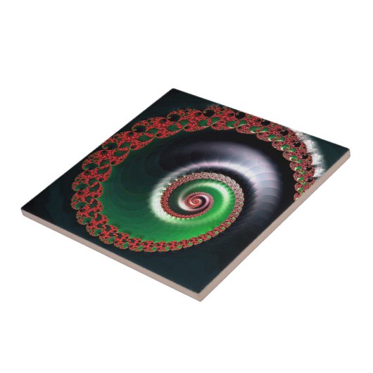 oneindige werveling tegeltje (Zijkant)