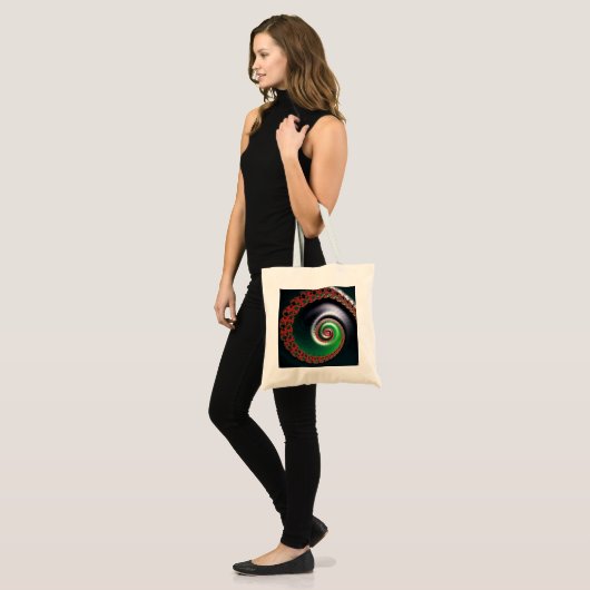 oneindige werveling tote bag (Voorkant (model))