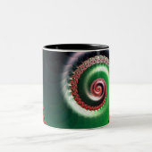 oneindige werveling tweekleurige koffiemok (Center)