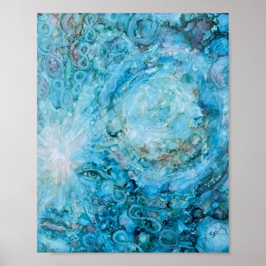 oneindige wisdom van water poster (Voorkant)