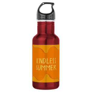 Oneindige Zomer Oranje Rode Waterfles