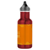 Oneindige Zomer Oranje Rode Waterfles (Rechts)