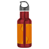 Oneindige Zomer Oranje Rode Waterfles (Achterkant)
