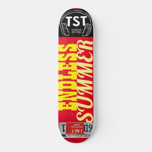ONEINDIGE ZOMER Skateboard (Voorkant)