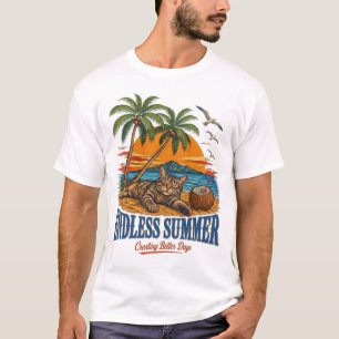 Oneindige Zomer Vibes Cadeau voor Zonneschijn Lief T-shirt