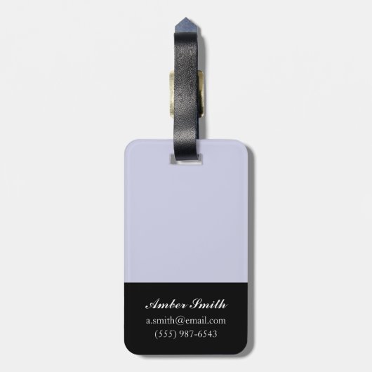 Oneindigheid Bagagelabel (Achterkant verticaal)