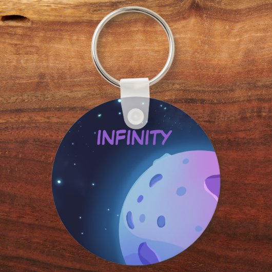 Oneindigheid bij Paarse Sleutelhanger (Voorkant)