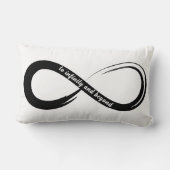 Oneindigheid en daar voorbij Borstelstreek Symbool Kussen (Achterkant)