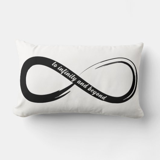 Oneindigheid en daar voorbij Borstelstreek Symbool Kussen (Voorkant)