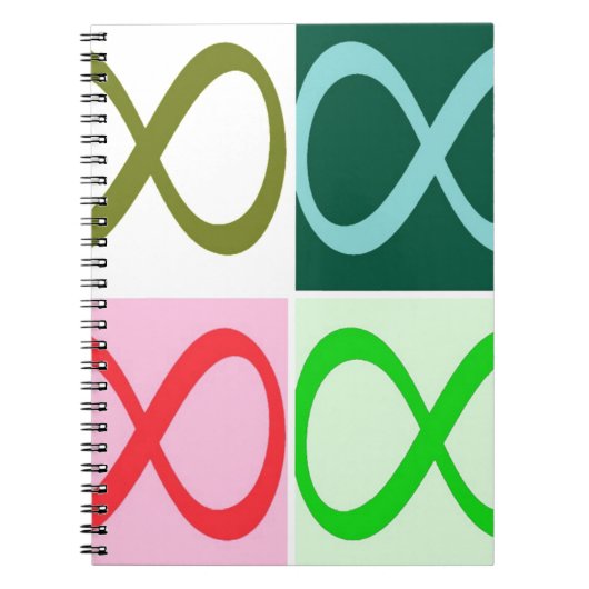Oneindigheid en verder notitieboek (Voorkant)