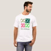Oneindigheid en verder t-shirt (Voorkant volledig)