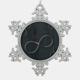 Oneindigheid Geek Gifts Tin Sneeuwvlok Ornament