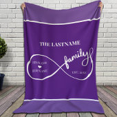 Oneindigheid Gepersonaliseerde Familienaam en Oost Sherpa Deken