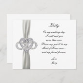 Oneindigheid hart gemaakt van eerwaarde Kaart (Voorkant / Achterkant)