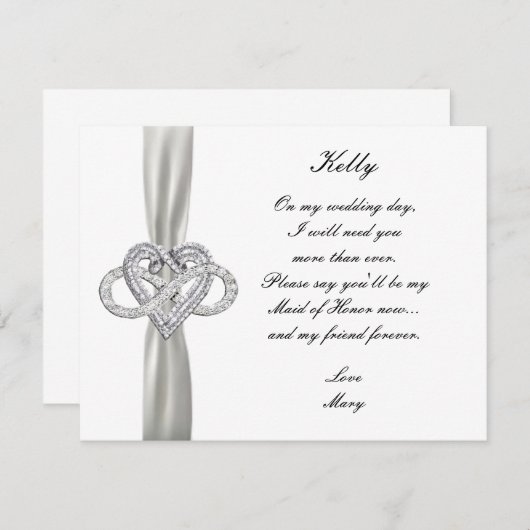 Oneindigheid hart gemaakt van eerwaarde Kaart (Voorkant / Achterkant)