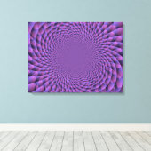 Oneindigheid is Paars Canvas Afdruk (Insitu (Houten vloer))