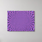 Oneindigheid is Paars Canvas Afdruk (Voorkant)