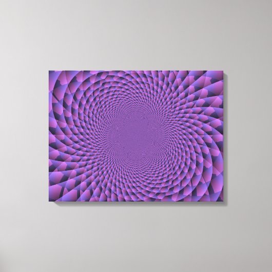 Oneindigheid is Paars Canvas Afdruk (Voorkant)