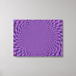 Oneindigheid is Paars Canvas Afdruk