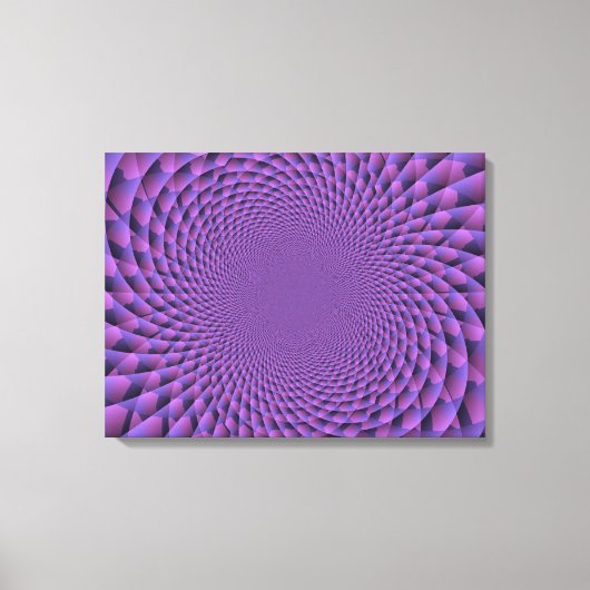 Oneindigheid is Paars Canvas Afdruk (Voorkant)