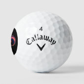 Oneindigheid met gloeiende libellen golfballen (Logo)