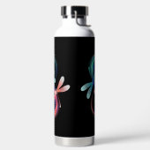 Oneindigheid met gloeiende libellen waterfles (Links)