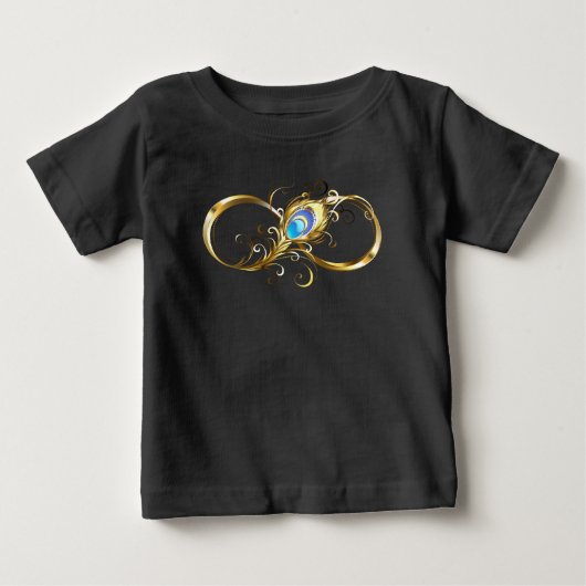 Oneindigheid met gouden pauwenveer (Voorkant)