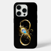 Oneindigheid met gouden pauwenveer Case-Mate iPhone case (Achterkant)