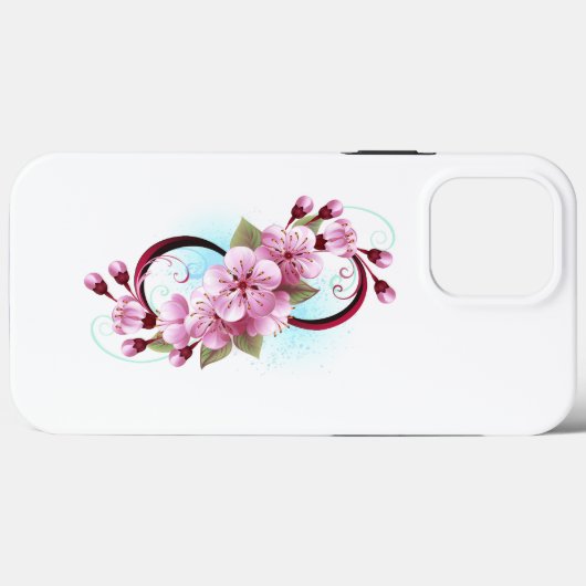 Oneindigheid met Kersenbloesem Bloemen Case-Mate iPhone Case (Achterkant (horizontaal))