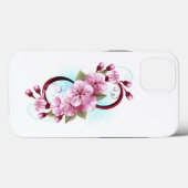 Oneindigheid met Kersenbloesem Bloemen Case-Mate iPhone Case (Achterkant (horizontaal))