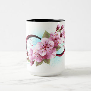 Oneindigheid met Kersenbloesem Bloemen Mok